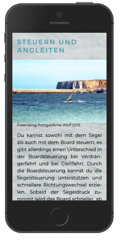 Windsurf-coach Smartphone iphone 6/7/8