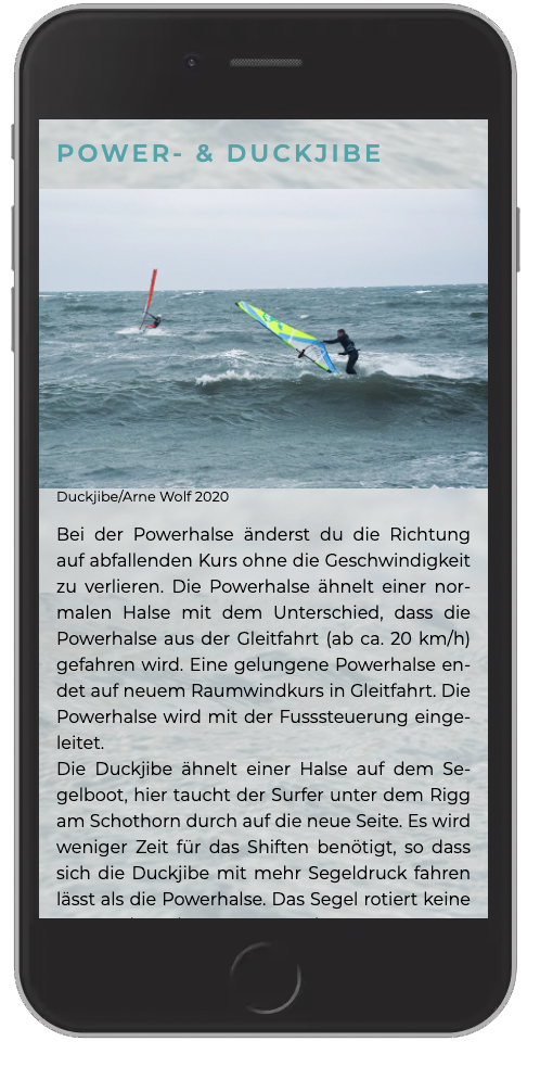 Windsurf-coach Smartphone 