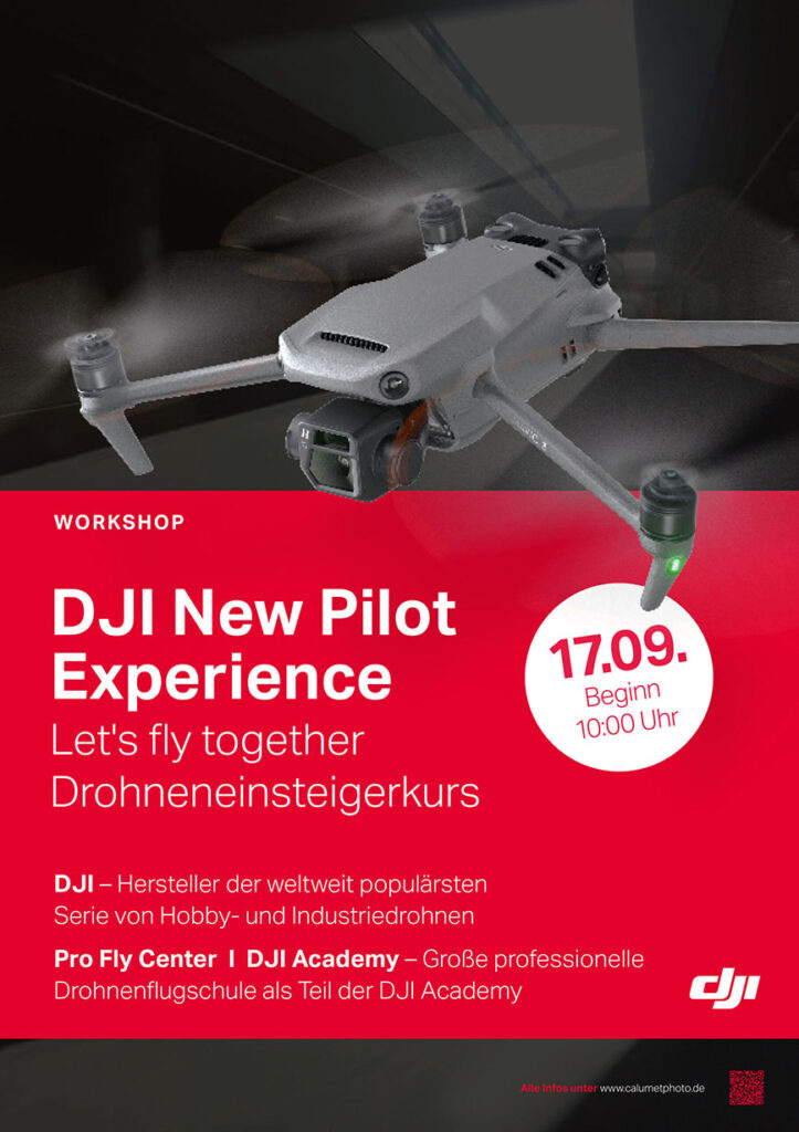POS Calumet Photographic A1 Plakat DJI Drohnen Workshop